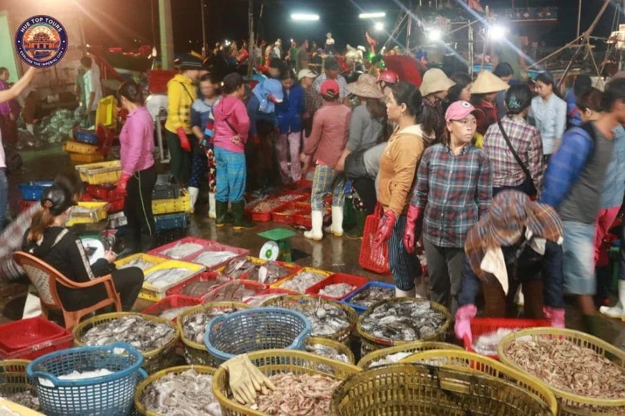 Seafood At Thuan An Beach - Hue Top Tours